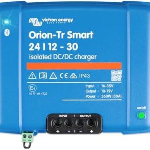 Victron Energy Orion-Tr Smart DC to DC Charger - 30 Amp Isolated Battery Charger for Dual Battery Systems - Bluetooth En